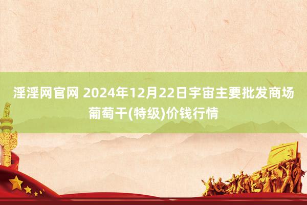 淫淫网官网 2024年12月22日宇宙主要批发商场葡萄干(特级)价钱行情